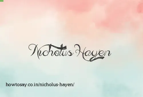 Nicholus Hayen