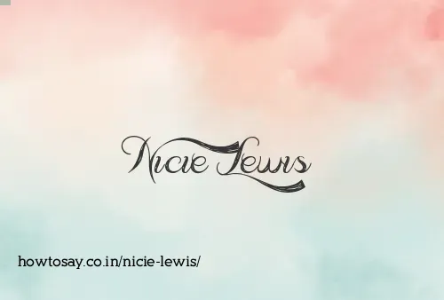 Nicie Lewis