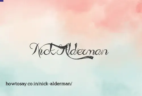 Nick Alderman