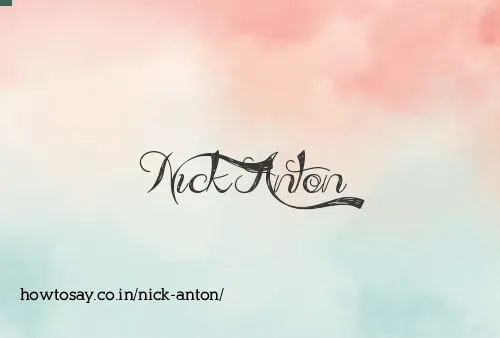 Nick Anton