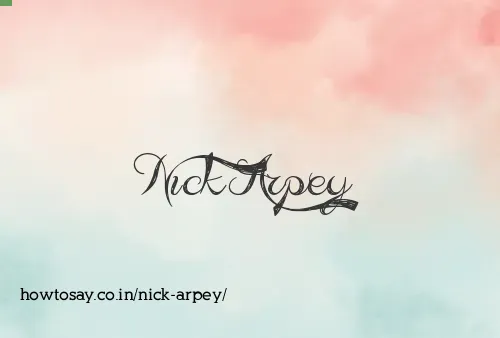 Nick Arpey