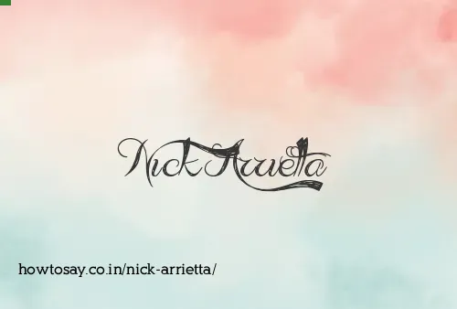 Nick Arrietta