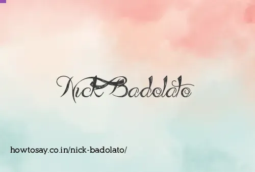 Nick Badolato