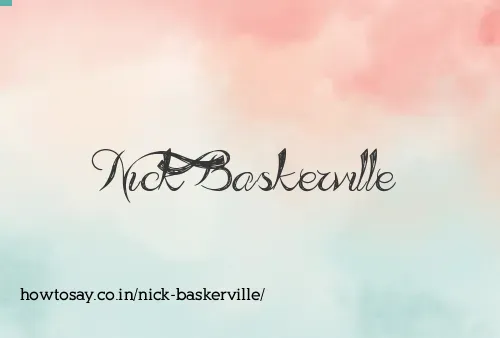 Nick Baskerville