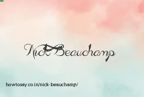 Nick Beauchamp