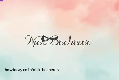 Nick Becherer