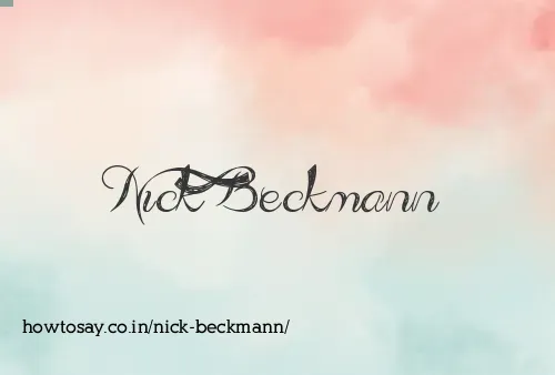 Nick Beckmann