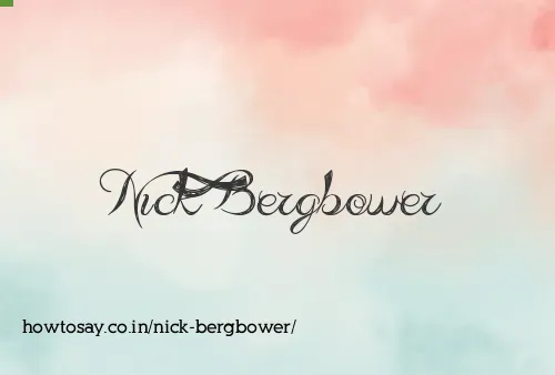 Nick Bergbower