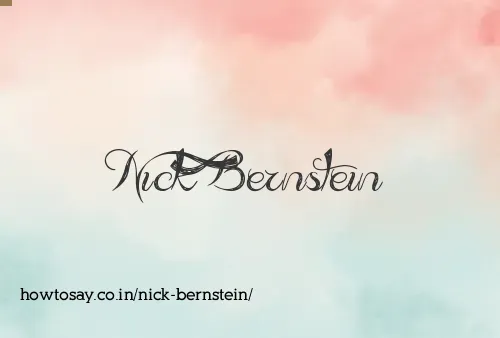 Nick Bernstein