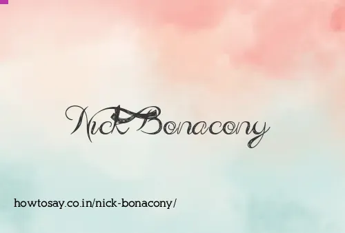 Nick Bonacony