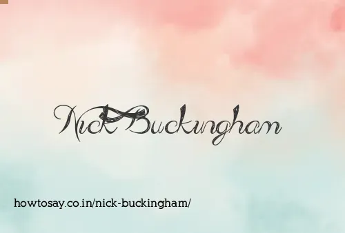Nick Buckingham