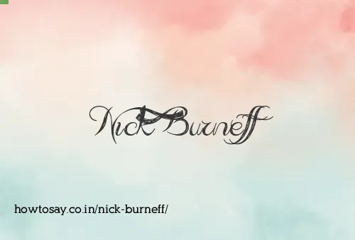 Nick Burneff
