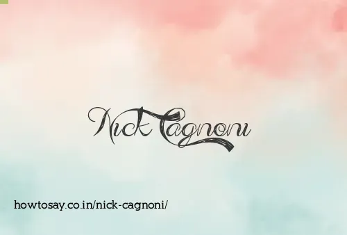 Nick Cagnoni