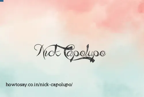Nick Capolupo