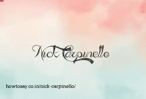 Nick Carpinello