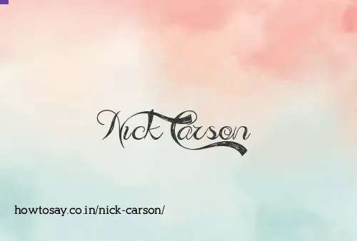 Nick Carson