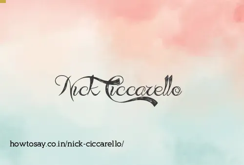 Nick Ciccarello