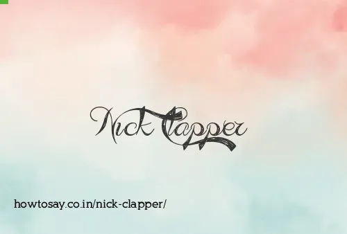 Nick Clapper