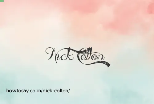 Nick Colton