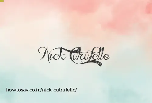 Nick Cutrufello