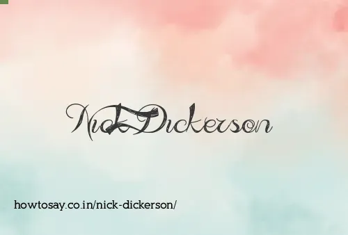 Nick Dickerson