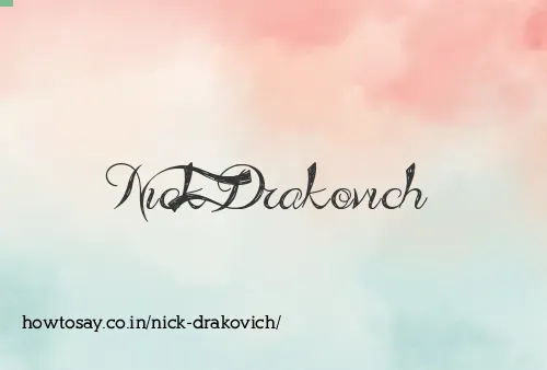 Nick Drakovich