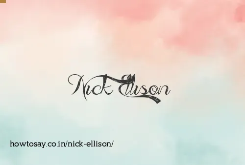 Nick Ellison