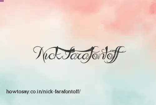 Nick Farafontoff