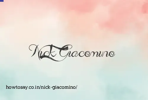 Nick Giacomino