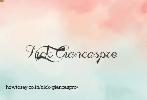 Nick Giancaspro