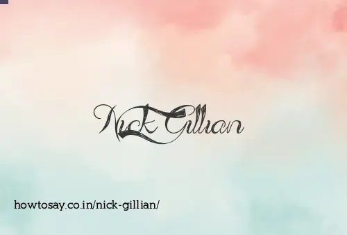 Nick Gillian