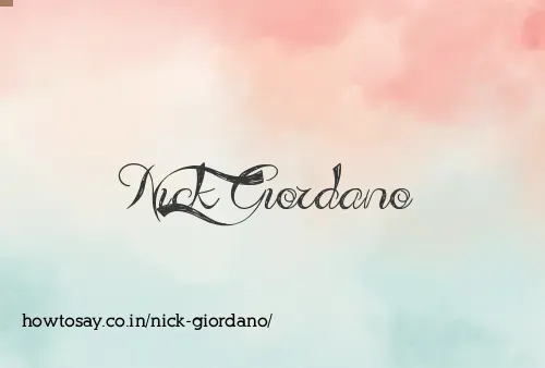 Nick Giordano