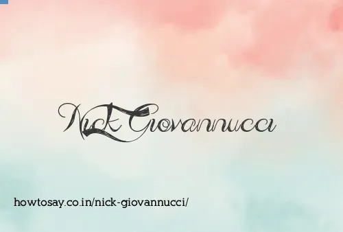 Nick Giovannucci