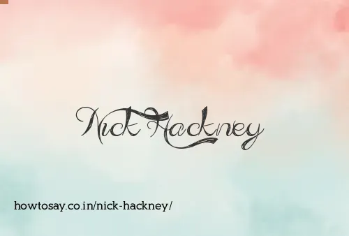 Nick Hackney
