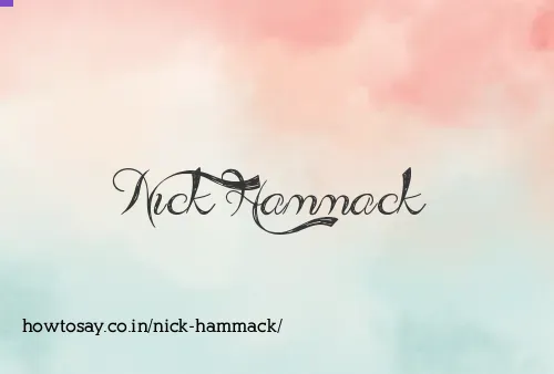 Nick Hammack