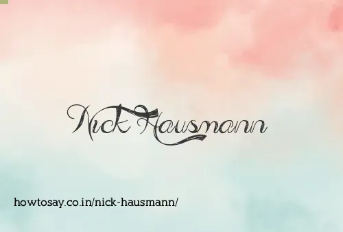 Nick Hausmann