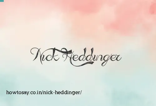 Nick Heddinger