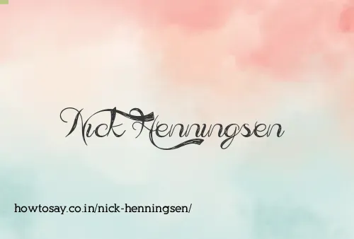 Nick Henningsen