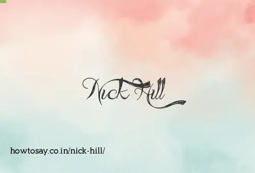 Nick Hill