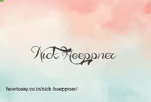 Nick Hoeppner