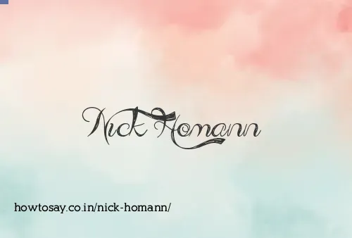 Nick Homann