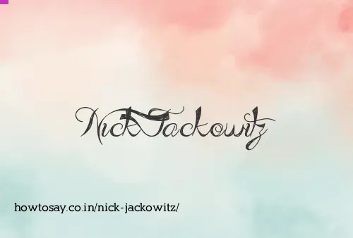Nick Jackowitz