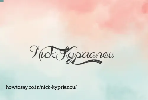 Nick Kyprianou