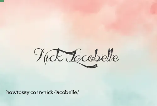 Nick Lacobelle