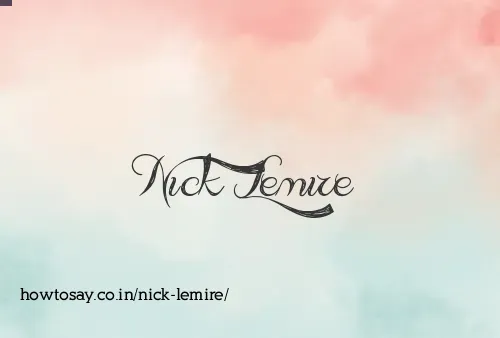 Nick Lemire