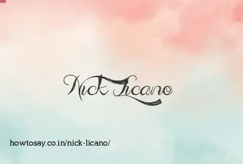 Nick Licano
