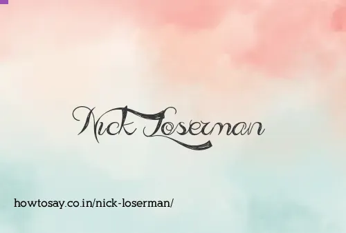Nick Loserman