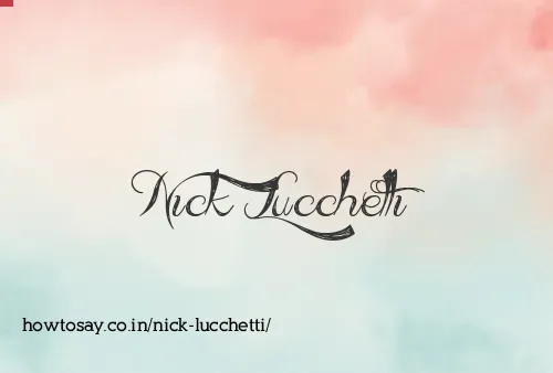 Nick Lucchetti