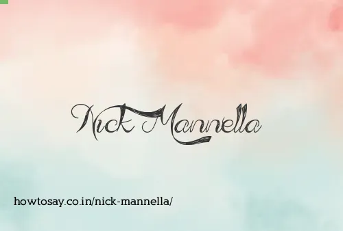 Nick Mannella