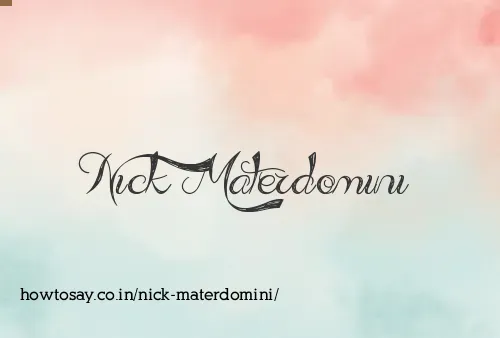 Nick Materdomini